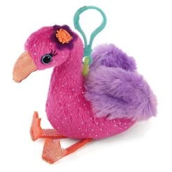 Fiona The Fantasea Clip-On Flamingo Plush Toy By First And Main