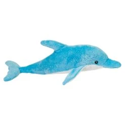 Benny The Glittery Plush Blue Dolphin By Douglas
