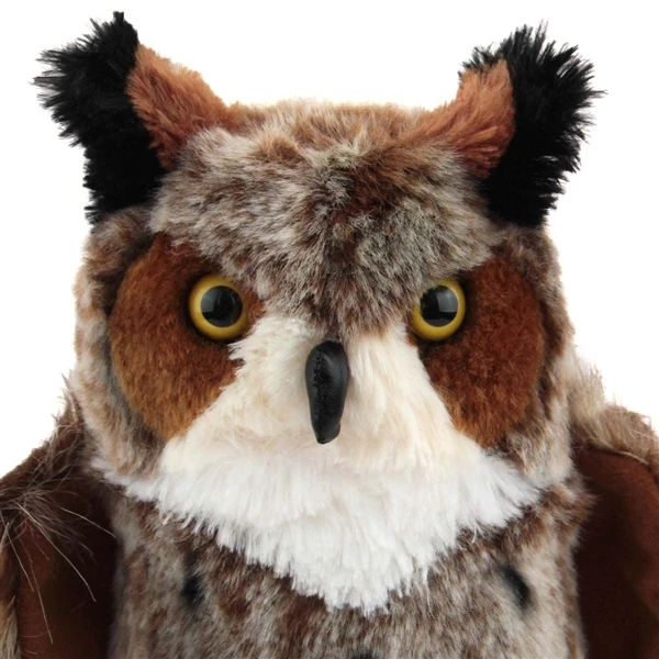Einstein The Great Horned Owl Stuffed Animal By Douglas 2 Einstein The Great Horned Owl Stuffed Animal By Douglas - Image 2