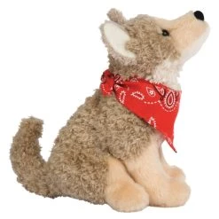 Trixter The Little Plush Coyote With Bandana By Douglas