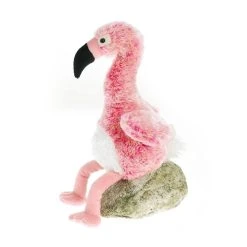Small Sitting Plush Flamingo By Fiesta