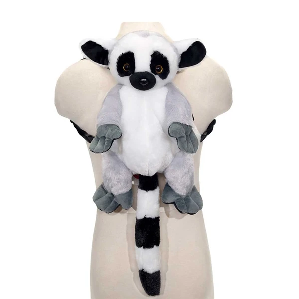 Plush Lemur Backpack By Fiesta 1 Plush Lemur Backpack By Fiesta