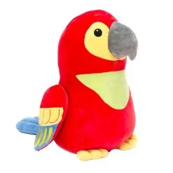 Huggy Huggables Plush Macaw Parrot By Fiesta