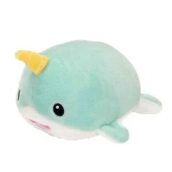 Pocket Huggables Squishy Plush Narwhal By Fiesta