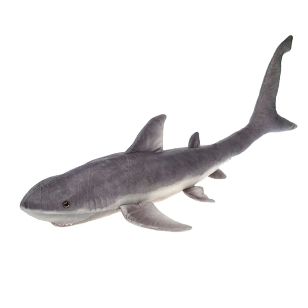 Jumbo Realistic Great White Shark Stuffed Animal By Fiesta 1 Jumbo Realistic Great White Shark Stuffed Animal By Fiesta