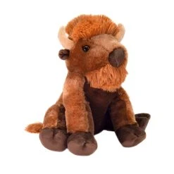 Large Sitting Stuffed Buffalo By Fiesta