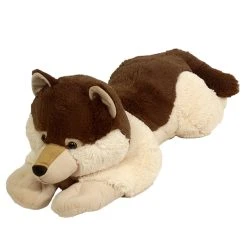 Jumbo Lying Stuffed Red Wolf By Fiesta