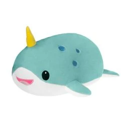 Lyssa The Smooth Stuffed Narwhal Huggy Huggables By Fiesta
