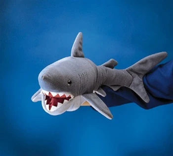 Full Body Shark Puppet By Folkmanis Puppets 2 Full Body Shark Puppet By Folkmanis Puppets - Image 2