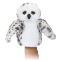 Little Snowy Owl Hand Puppet By Folkmanis Puppets