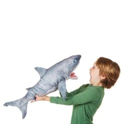 Full Body Great White Shark Puppet By Folkmanis Puppets -Boutique plush toy store FK 3181 5