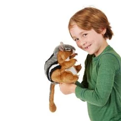 Full Body Chipmunk Puppet By Folkmanis Puppets -Boutique plush toy store FK 3183 4