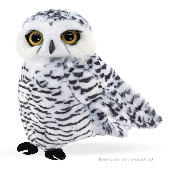 Small Snowy Owl Puppet By Folkmanis Puppets 2 Small Snowy Owl Puppet By Folkmanis Puppets - Image 2