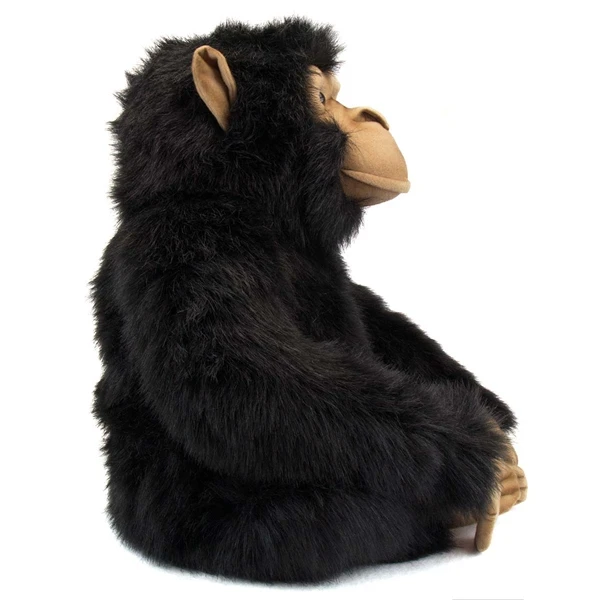 Handcrafted 18 Inch Lifelike Adult Chimpanzee Stuffed Animal By Hansa 3 Handcrafted 18 Inch Lifelike Adult Chimpanzee Stuffed Animal By Hansa - Image 3