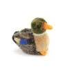 Handcrafted 4 Inch Lifelike Baby Mallard Duck Stuffed Animal By Hansa