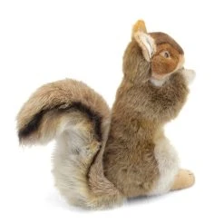 Handcrafted 9 Inch Standing Lifelike Squirrel Stuffed Animal By Hansa -Boutique plush toy store HN 3745 4