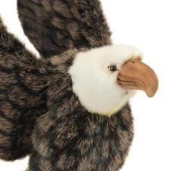 Handcrafted 27 Inch Lifelike Bald Eagle Stuffed Animal By Hansa -Boutique plush toy store HN 3834 4