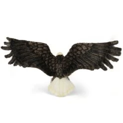 Handcrafted 27 Inch Lifelike Bald Eagle Stuffed Animal By Hansa -Boutique plush toy store HN 3834 5