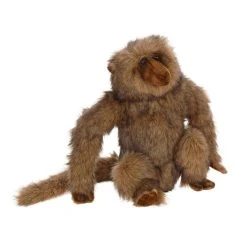 Lifelike Sitting Baboon Stuffed Animal By Hansa
