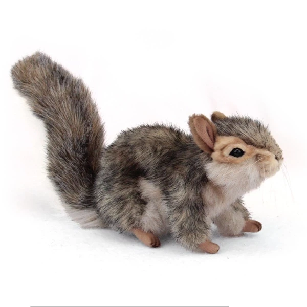 Handcrafted 9 Inch Sitting Lifelike Stuffed Gray Squirrel By Hansa 1 Handcrafted 9 Inch Sitting Lifelike Stuffed Gray Squirrel By Hansa