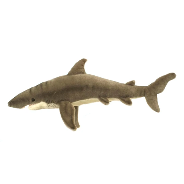 Lifelike Great White Shark Stuffed Animal By Hansa 1 Lifelike Great White Shark Stuffed Animal By Hansa