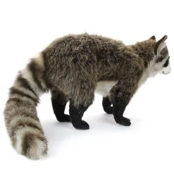 Handcrafted 18 Inch Lifelike Raccoon Stuffed Animal By Hansa -Boutique plush toy store HN 5181 4