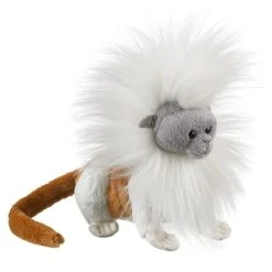 Stuffed Cottontop Tamarin Conservation Critter By Wildlife Artists