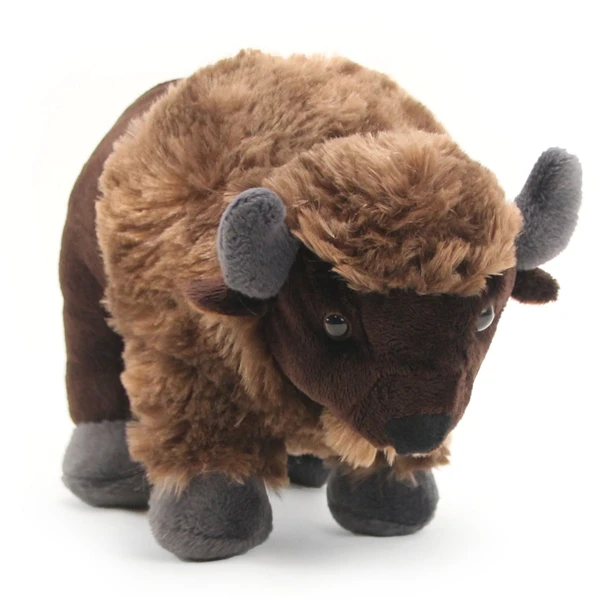 Stuffed Buffalo Mini Cuddlekin By Wild Republic 2 Stuffed Buffalo Mini Cuddlekin By Wild Republic - Image 2
