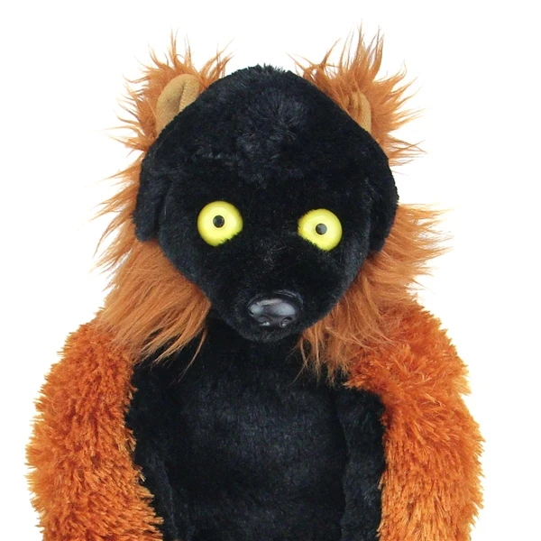 Cuddlekins Red Ruffed Lemur Stuffed Animal By Wild Republic 2 Cuddlekins Red Ruffed Lemur Stuffed Animal By Wild Republic - Image 2
