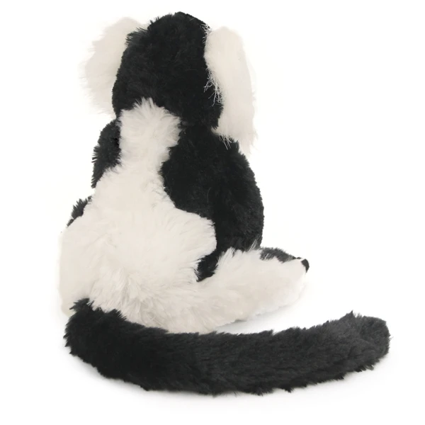 Stuffed Black And White Ruffed Lemur Mini Cuddlekin By Wild Republic 2 Stuffed Black And White Ruffed Lemur Mini Cuddlekin By Wild Republic - Image 2
