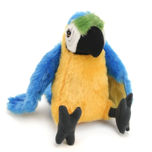 Stuffed Blue And Yellow Macaw Mini Cuddlekin By Wild Republic 2 Stuffed Blue And Yellow Macaw Mini Cuddlekin By Wild Republic - Image 2