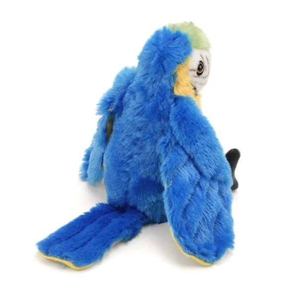 Stuffed Blue And Yellow Macaw Mini Cuddlekin By Wild Republic 3 Stuffed Blue And Yellow Macaw Mini Cuddlekin By Wild Republic - Image 3