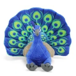 Cuddlekins Peacock Stuffed Animal By Wild Republic
