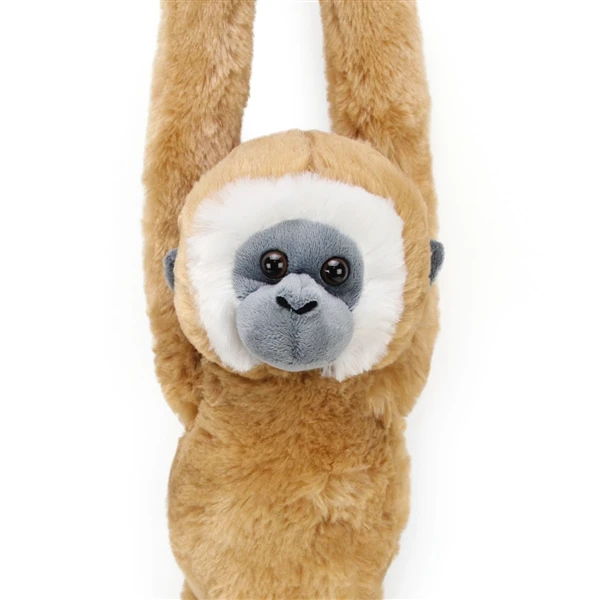 Hanging White Handed Gibbon Stuffed Animal By Wild Republic 2 Hanging White Handed Gibbon Stuffed Animal By Wild Republic - Image 2