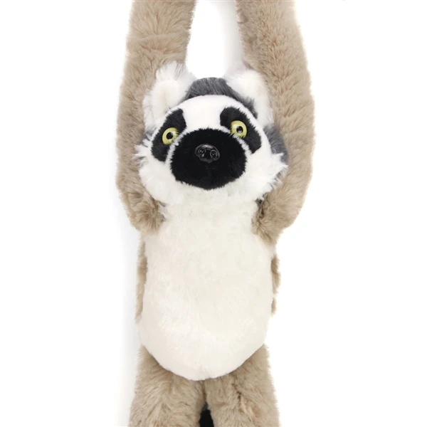 Hanging Ring-Tailed Lemur Stuffed Animal By Wild Republic 2 Hanging Ring-Tailed Lemur Stuffed Animal By Wild Republic - Image 2