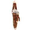 Hanging Stuffed Squirrel Monkey With Baby By Wild Republic