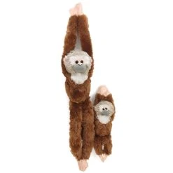 Hanging Stuffed Squirrel Monkey With Baby By Wild Republic -Boutique plush toy store WR 15264 4