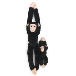 Hanging Stuffed Chimpanzee With Baby By Wild Republic 6 Hanging Stuffed Chimpanzee With Baby By Wild Republic -Boutique plush toy store WR 15265 4