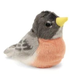 Plush Robin Audubon Bird With Sound By Wild Republic