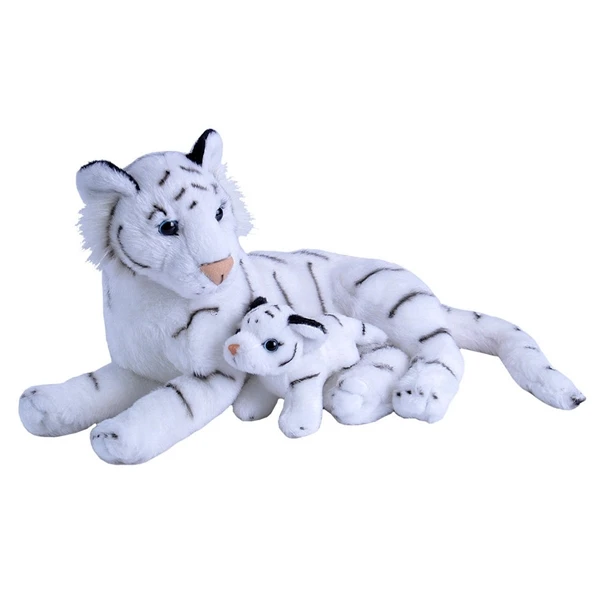 Mom And Baby White Tiger Stuffed Animals By Wild Republic 1 Mom And Baby White Tiger Stuffed Animals By Wild Republic