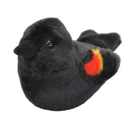 Plush Red-Winged Blackbird Audubon Bird With Sound By Wild Republic