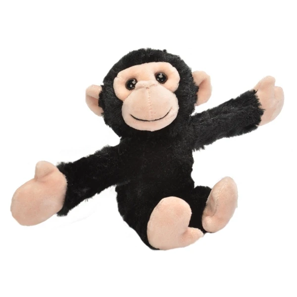 Huggers Chimp Stuffed Animal Slap Bracelet By Wild Republic 1 Huggers Chimp Stuffed Animal Slap Bracelet By Wild Republic