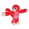 Huggers Red Monkey Stuffed Animal Slap Bracelet By Wild Republic