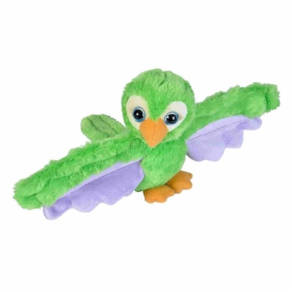 Huggers Green Parrot Stuffed Animal Slap Bracelet By Wild Republic 1 Huggers Green Parrot Stuffed Animal Slap Bracelet By Wild Republic