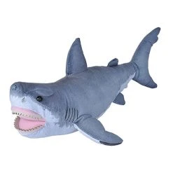 Stuffed Great White Shark Living Ocean Plush By Wild Republic