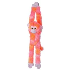 Bright Pink Hanging Monkey Stuffed Animal By Wild Republic