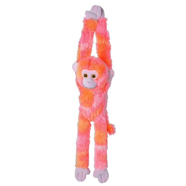 Bright Pink Hanging Monkey Stuffed Animal By Wild Republic 1 Bright Pink Hanging Monkey Stuffed Animal By Wild Republic