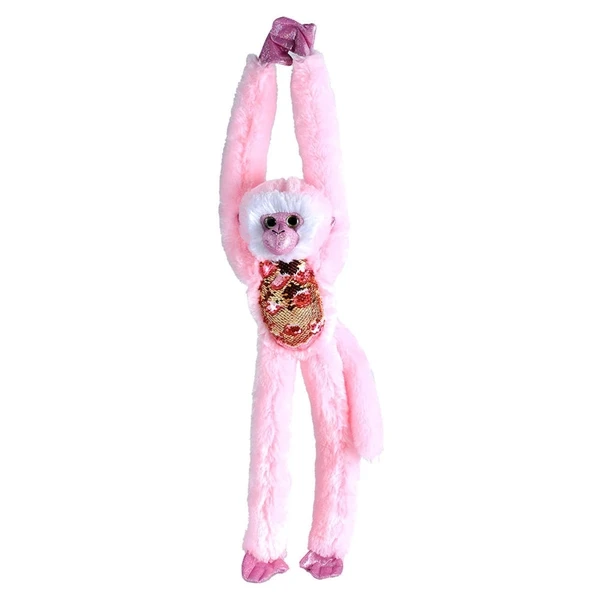 Pink Sequin Hanging Monkey Stuffed Animal By Wild Republic 1 Pink Sequin Hanging Monkey Stuffed Animal By Wild Republic