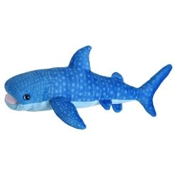 Small Stuffed Blue Whale Shark Living Ocean Plush By Wild Republic