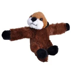 Huggers River Otter Stuffed Animal Slap Bracelet By Wild Republic